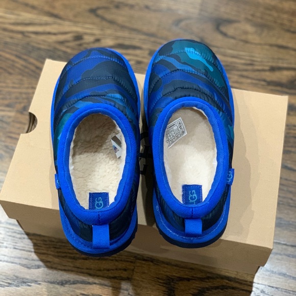 New Ugg Tasman LTA Cali Topo Slippers Ocean Colour Youth Size 4 - Picture 3 of 12